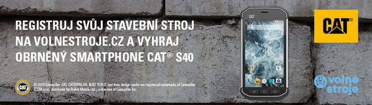 Vyhrajte se serverem volnestroje.cz odolného obrněnce CAT S40